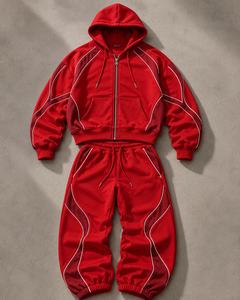 Custom Pullover Hoodie Sweatsuit <b>Matching</b> <b>Jogger</b> <b>Set</b> OEM ODM Clothing Factory - Product Image 5