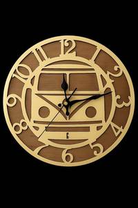 <b>Modern</b> Rustic Wooden <b>Wall</b> <b>Clock</b> Home Decor Stylish Round Wood <b>Clock</b> for Living Room Bedroom Office <b>Wall</b> Hanging Decorative Item - Product Image 5