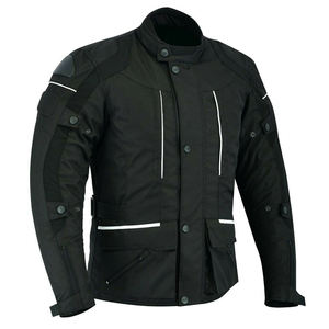 OEM Custom Unisex Winter Leather <b>Racing</b> <b>Jacket</b> High Quality Breathable Windproof Cordura for Wholesale - Product Image 2