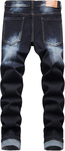 Pantalones Vaqueros para Hombre Estilo OEM, Diseño Desgastado con Cinco Bolsillos, Suministro al por Mayor, Precio Económico, Producto en Venta en Pakistán - Product Image 2