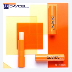 ลิปบาล์มแบบกำหนดเองได้ Deycell Korean K-Beauty Daycell Dr Vita Vitamin Lip Treatment ลิปบาล์ม 3 ชิ้น ผลิตในเกาหลี - Product Image 4