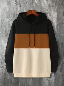 Perfect for Daily Wear Men's Plus Size Pullover <b>Hoodies</b> Hip Hop Boxy Style Drop Shoulders <b>Hoodies</b> Oversized Hoodie for Men's - Product Image 5