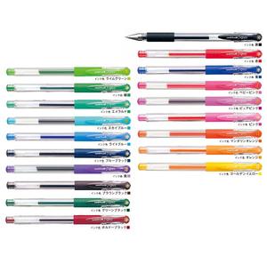 ปากกาเจลพลาสติก สำหรับสำนักงานและโรงเรียน หัวเข็มพิเศษ 0.38 มม. สีเขียว UM151.6 ผลิตในญี่ปุ่น - Product Image 1