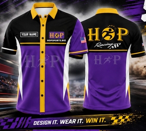 Camiseta de Carreras con Logotipo Personalizado, Ropa de Equipo de Pit Crew, Uniformes Transpirables de Alta Calidad para Personal de Pitstop de Deportes de Motor, Camiseta de Mecánico de Carreras - Product Image 6
