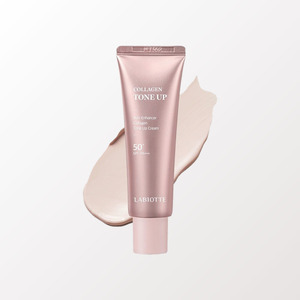 Base de maquillaje con color Labiotte Skin Enhancer Collagen Tone-Up Cream, base de maquillaje que cambia de color rosa, verde y violeta. - Product Image 2