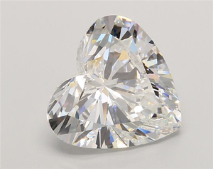 Diamante Cultivado en Laboratorio de 5.02 Quilates, Corte Corazón Brillante, Blanco, Claridad E VVS1, Fabricación de Joyería Personalizada, Diamante CVD - Product Image 1