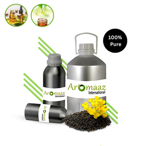 High Quality Mustard carrier oil Cold Pressed Natural Mustard oil Skin Care Carrier Oil Bulk Price Wholesaler - Product Image 5