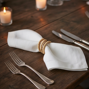 Anneaux de serviette en jute pour une mise en scène de table chaleureuse, parfaits pour une décoration naturelle, des tables festives et une utilisation éco-responsable. - Product Image 3