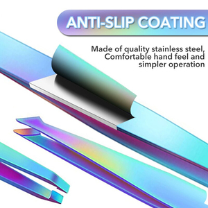Colorful Eyebrow Tweezer Stainless Steel Incline Tip Hair Remover Cosmetic Eyelash Clip Beauty Care Makeup Tool - Product Image 2