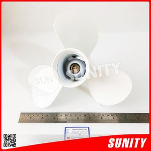 Hélice hors-bord à essence TAIWAN SUNITY neuve de haute qualité 9 7/8x13 OEM 664-45949-02-EL pour Yamaha 25HP-30HP en aluminium - Product Image 3