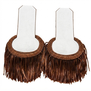 Épaulettes de créateur les plus vendues, accessoires vestimentaires décoratifs avec logo personnalisé, services de fabrication OEM et vente en gros - Product Image 1