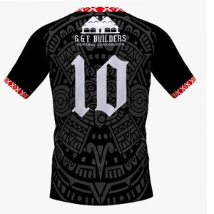 Maillots de football à manches courtes en tricot solide, personnalisés, sublimation, respirants, séchage rapide, 100% polyester, vente chaude - Product Image 3