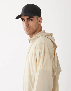 Men's Hooded Windbreaker <b>Jacket</b> Solid Color Pullover Casual Outdoor Wear Spring Polyester Material - Product Image 3