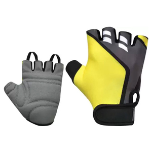 Gants de vélo de montagne MTB, gants de vélo de route, design personnalisable, respirants, rembourrés, sans doigts, ajustables - Product Image 3