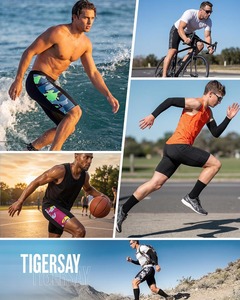 Custom <b>Men</b> <b>Compression</b> <b>Shorts</b> With 3 Pockets Quick Dry 4 Way Stretch Gym Running Sports Base Layer OEM Wholesale Apparel - Product Image 6