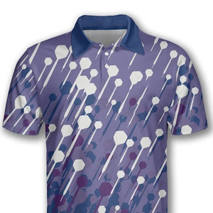 Vente flash - Maillot de bowling respirant de qualité supérieure, 100% polyester, séchage rapide, imprimé avec le logo de l'équipe ou du club - Product Image 3