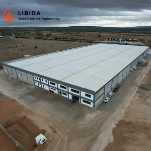 Factory <strong>Price</strong> Prefabricated Steel Structure Car Showroom High Strength Prefab Steel Structures Exhibition <strong>Halls</strong> Building - Product Image 1