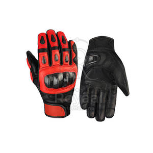 ถุงมือมอเตอร์ไซค์หนังดีไซน์ใหม่สั่งทำพิเศษ ผลิตจากโรงงานมืออาชีพ น้ำหนักเบา - Product Image 6