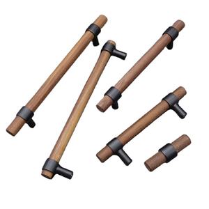 CraftWood Heritage - Pomos de Puerta de Madera Natural Pulidos a Mano, Impermeables, Tiradores de Armario, Decoración Atemporal, Distintivos - Product Image 3