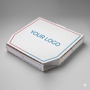Cajas de Pizza Biodegradables de Cartón con Recubrimiento UV, Impresión Personalizada, Empaque de Alimentos para Comida para Llevar, Entrega a Domicilio y Uso Minorista - Product Image 4