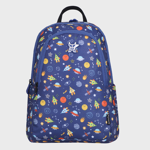 Mochila Escolar Arctic Fox Bitsy para Niños, Resistente al Agua, de Poliéster, con Correas Retráctiles Desmontables, Diseño de Dibujos Animados, Azul - Product Image 1