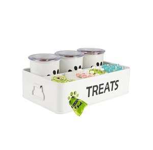 Grand pot de rangement galvanisé pour l'organisation du garde-manger, avec couvercle hermétique anti-humidité, marque privée - Product Image 3