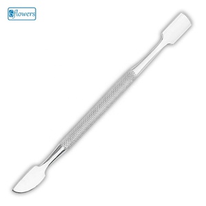 Pousse-cuticules double embout en acier inoxydable pour manucure et soin des cuticules, personnalisable avec vos propres logos - Product Image 1