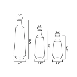 Jarrón de Metal Decorativo de Lujo para Flores, Estilo Premium para el Hogar, Fabricante al por Mayor ZAHID EXPORTS - Product Image 2