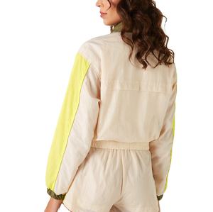 Veste coupe-vent imperméable en tricot avec broderie de logo personnalisé pour femmes, taille plus, pour l'extérieur, avec protection contre le vent et l'eau - Product Image 2