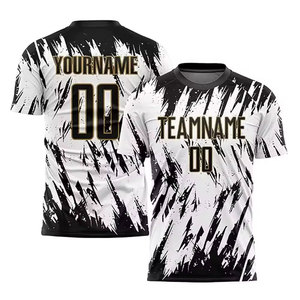 ชุดฟุตบอลแบบมืออาชีพพร้อมเสื้อฟุตบอลพิมพ์ลายดิจิตอลแบบ Sublimation และกางเกงกีฬาขาสั้น - Product Image 4