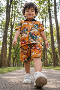 Magnifique Ensemble 2 Pièces Élégant pour Garçons, Motif Vache Imprimé, en Satin 100% Coton, pour Enfants de 3 à 10 Ans, Idéal pour l'Été et les Fêtes Décontractées - Product Image 2