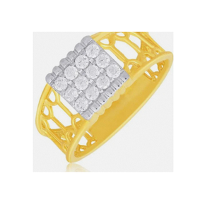 ขายส่งแหวนผู้ชายสุดหรู แหวนหมั้น แหวนแต่งงาน เพชรโมอิสซาไนต์ 1 กะรัต แหวนทอง 9k สำหรับส่งออก - Product Image 1