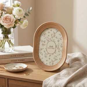 Elegant Wooden Photo <b>Frame</b> Natural Wood Picture <b>Frame</b> Decorative Display <b>Frame</b> <b>Wall</b> Hanging Photo <b>Frame</b> Tabletop Decor <b>Frame</b> - Product Image 1