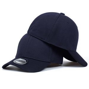 Casquettes de baseball classiques pour hommes, style trucker, 6 panneaux, unies, ajustées, avec logo brodé personnalisé, élastiques, pour le sport - Product Image 1