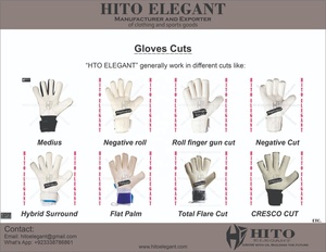 Guantes de Portero de Fútbol Profesional, Látex de Contacto en la Palma Delantera, Silicona en el Dorso, Protección para el Pulgar, Corte Enrollado Negativo, Logotipo Personalizado - Product Image 5