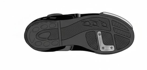 Botas de moto de media caña con parte superior sintética, suela de goma, cierre de cremallera, color azul grisáceo, para todas las estaciones, unisex, para hombre y mujer, de cuero, para montar en moto, de seguridad. - Product Image 5