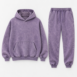 Ensemble de survêtement d'hiver pour homme personnalisé, coupe classique, style streetwear, à capuche, deux pièces, imprimé, respirant, 100% coton - Product Image 5