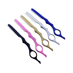 Navajas Profesionales para Adelgazar el Cabello, Ligeras, con Mango Ergonómico, para Salón de Belleza, Peluquería, Corte y Texturizado del Cabello - Product Image 1