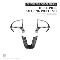 Kit de garniture de volant sport de luxe résistant à l'usure en fibre de carbone, spécial Blackstone HS-128 Challenger, pour l'intérieur de la voiture