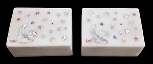 Joyero de Mármol con Madreperla |   Caja de Almacenamiento para Joyas con Diseño de Luna y Estrella |   Caja de Regalo de Lujo para Ramadán | Caja al por Mayor - Product Image 2