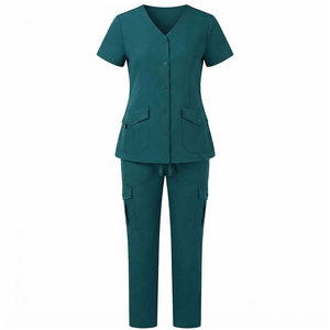 Best Selling <b>Nurse</b> Uniform Breathable <b>Nurse</b> <b>Scrub</b> Uniform High Quality Quick Dry <b>Nurse</b> Uniform - Product Image 1