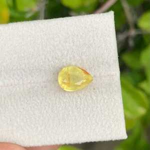 Zafiro Amarillo Natural, Corte Pera, Gema Suelta, Piedra Preciosa Premium de Cloud19Gemstones Wholesale - Product Image 3