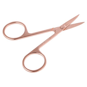 Tijeras para Cutículas de Primera Calidad, Multiusos, de Acero Inoxidable con Hojas Curvas - Tijeras de Manicura para Uñas, Cejas y Pestañas - Product Image 4