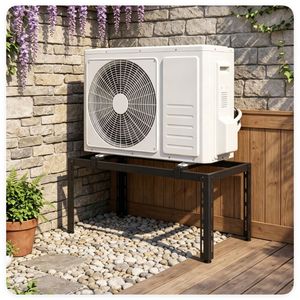 Supporto Regolabile per Condensatore AC da 400 Libbre (226 kg) per Pompa di Calore Senza Condotto da 9000-36000 BTU con Funzione Anti-Vibrazione - Product Image 2