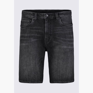 Shorts de Mezclilla Azul Claro de Alta Calidad OEM para Mujer, Corte Recto, Cintura Media, Lavado a la Piedra, Algodón, Estilo Casual de Verano con Colores Sólidos - Product Image 5