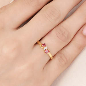 Infinity Heart <b>CZ</b> Gold Plated 925 Sterling Silver <b>Ring</b> Adjustable Wedding Women Daily Fine Jewelry Handmade Bulk Product - Product Image 2