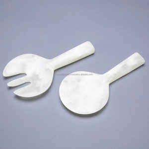 Ensemble élégant de cuillères et fourchettes à salade en bois, finition polie, ustensiles de cuisine durables, compatibles lave-vaisselle, avec boîte personnalisée - Product Image 5