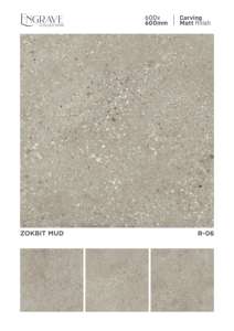 Carreaux de porcelaine beige mat antidérapants 60x60 pour allées extérieures, prix Dubaï - Product Image 5