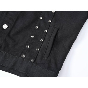 Gilet en jean sans manches pour homme, style punk gothique, avec rivets, best-seller 2026 - Product Image 6