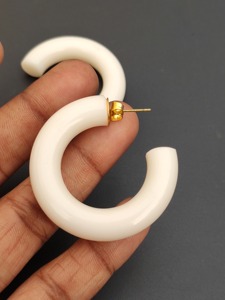 <b>Clear</b> Finish <b>Resin</b> Earrings Transparent Style <b>Resin</b> Earrings Smooth Finish <b>Resin</b> Earrings Custom Factory Wholesale Use <b>Resin</b> - Product Image 6